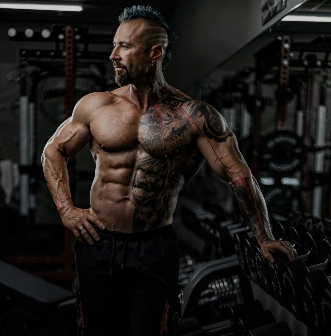 Kris Gethin in the gym