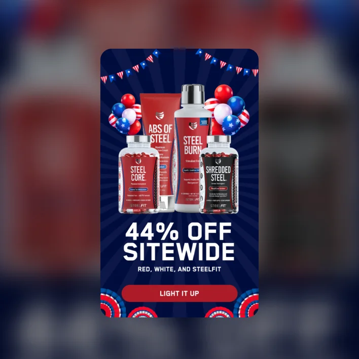 44% off sitewide ad creative